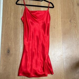 NWT Cotton Candy LA Red Slip Dress